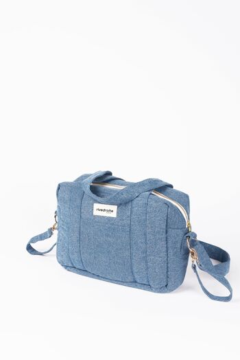 Mini Darcy l'anti-sac à langer - Denim Clair upcyclé 4