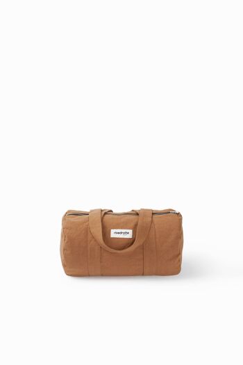 Ballu le petit sac polochon - Coton recyclé camel 1