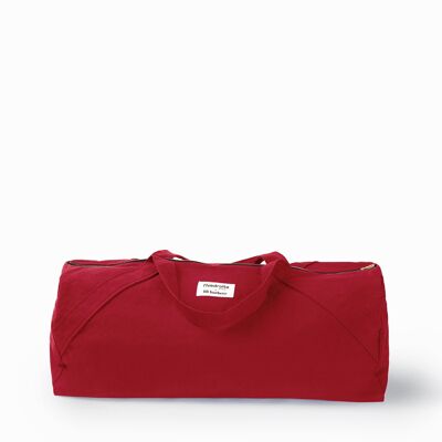 Le sac de yoga en collaboration avec Lili Barbery - Coton recyclé Rouge Vibrant