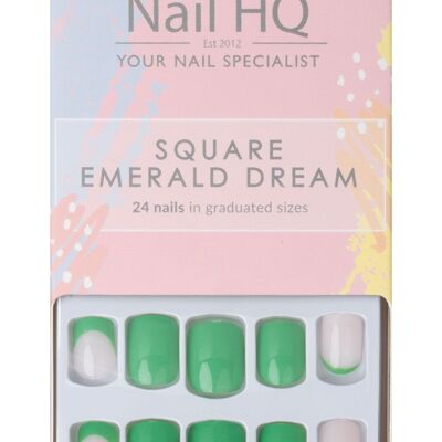 Ongles HQ Square Emerald Dream Nails