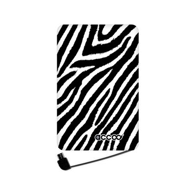 Batterie externe Modèle M - Design Zebra
