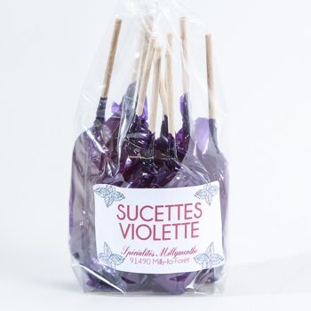 Sucettes Miel-Violette