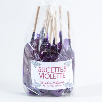 Sucettes Miel-Violette