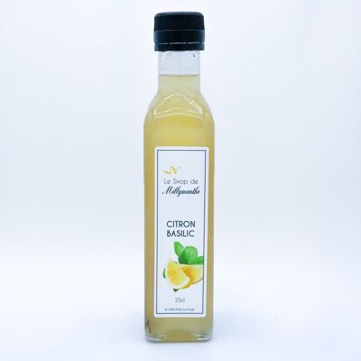 Sciroppo di limone e basilico