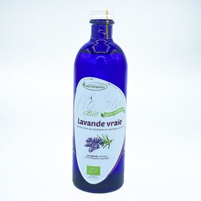 Agua floral de lavanda verdadera orgánica