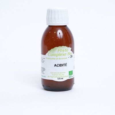 Acidez - Fitocomplejo orgánico