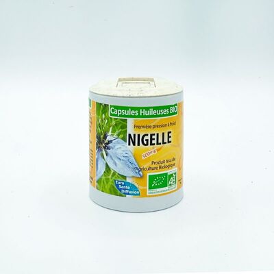 Cápsulas oleosas de Nigella orgánicas