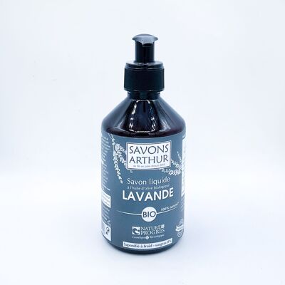 Organic liquid soap with lavender