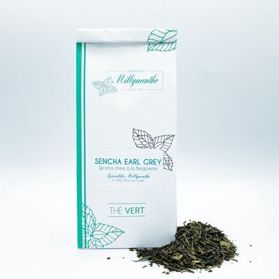 Thé vert Sencha Earl Grey