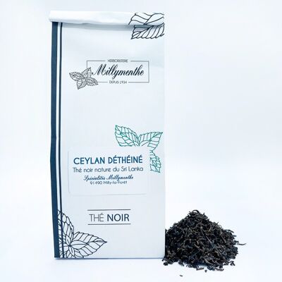 Ceylon decaffeinated black tea