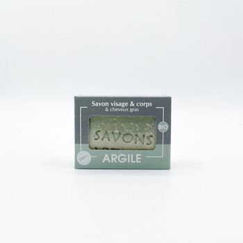 Savon BIO à l'argile verte