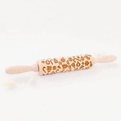 Christmas rolling pin