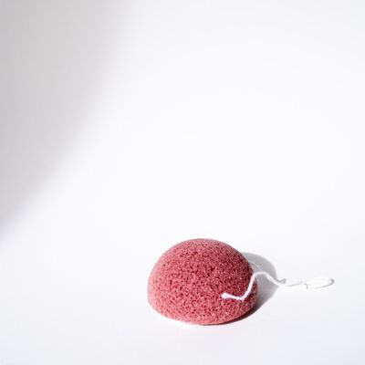 Konjac sponge (red clay)