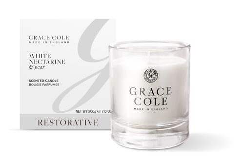 Grace Cole White Nectarine&Pear 200g Candle