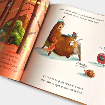 L'ours et son énorme cul : livres humoristiques pour enfants en espagnol sur la diversité et l'inclusion 3