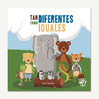 Tanto diversi quanto uguali: libri per bambini con copertina rigida in spagnolo sulla diversità e l'inclusione / antibullismo, contro il bullismo