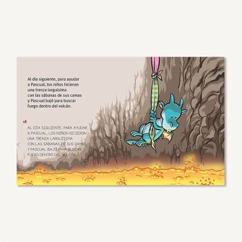 Le dragon qui n'avait pas de feu : Livres en espagnol pour apprendre à lire / Histoires avec des valeurs, de l'amitié, aider des amis / En majuscules (bâton) et en caractères d'imprimerie 2