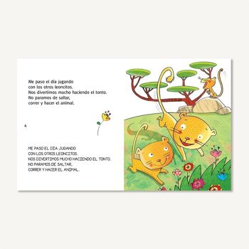 Simba, le lion : Livres en espagnol pour apprendre à lire / Histoires avec des valeurs, conseils parentaux / En majuscules (bâton) et en caractères d'imprimerie 2
