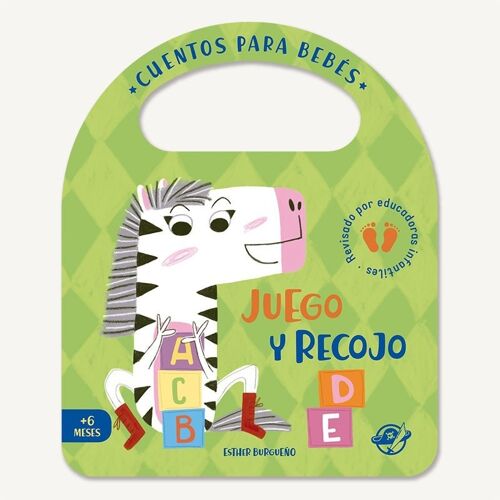 Juego y recojo: Libros infantiles para bebés de cartoné, en español, interactivos, con una solapa y una asa / superar primeros retos, aprender a reoger los juguetes después de jugar
