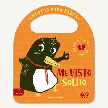 Me visto solito : Livres pour enfants pour bébés en carton, en espagnol, interactifs, avec un rabat et une poignée / surmonter les premiers défis, pour apprendre à s'habiller 1