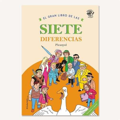 El gran libro juego de las siete diferencias: Libros infantiles en español para buscar y encontrar diferencias / humor, detalles, para toda la familia / historia de misterio, diversidad / mejorar la concentración