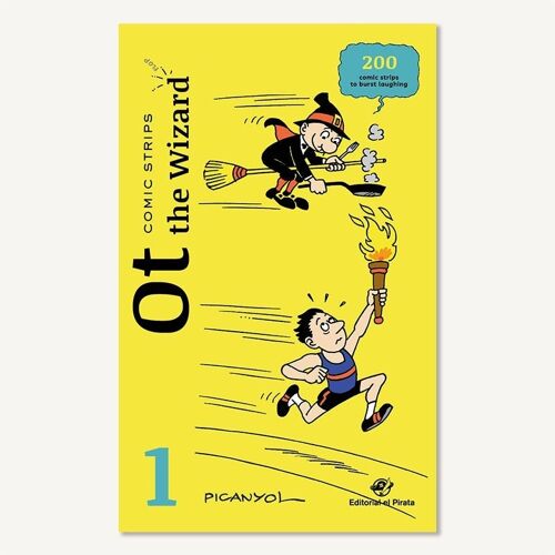Comic Strips - Ot the Wizard 1: Libros infantiles en inglés, tiras cómicas de humor, Picanyol / con una manualidad y un truco de magia / historietas infantiles mudas / para niños 5-8 años