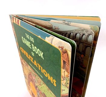 The Big Game Book of Civilizations : Livres en anglais, livre-jeu pour chercher et trouver, couverture rigide / Mayas, Vikings, Romains, Égyptiens, Polynésiens / découvrir les cultures 4