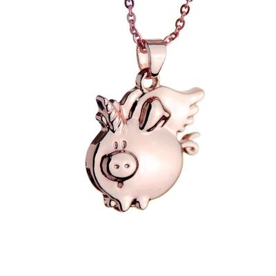 Cerdicorn Pendant Pink Gold