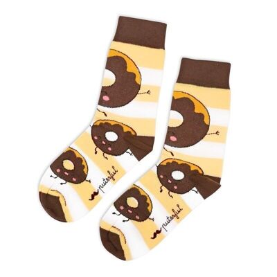 Chaussettes donut chocolat (Taille 41-45)