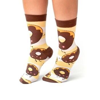 Chaussettes donut chocolat (Taille 41-45) 2