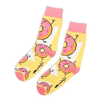 Chaussettes Donut Fraise (Taille 41-45)