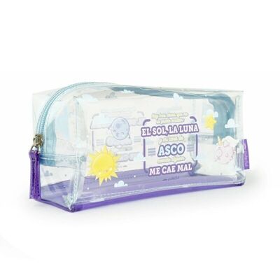 Transparent toiletry bag/case - "There are three things"