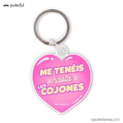 Keychain - You have me up to the balls