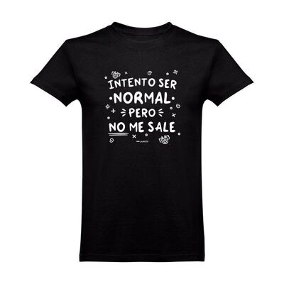 Camiseta Minimal - Intento ser normal [#1041015 var] (UNISEX)(L)