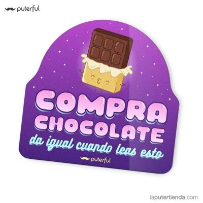 Imán nevera - Compra chocolate