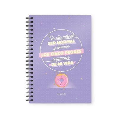 Notebook - Un jour j'ai essayé d'être normal
