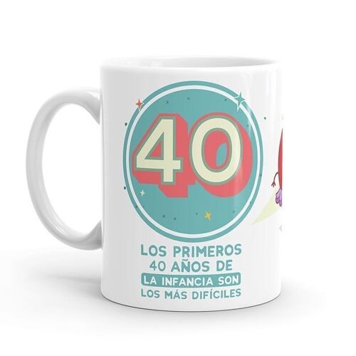 Taza - 40 Cumpleaños - Puterful