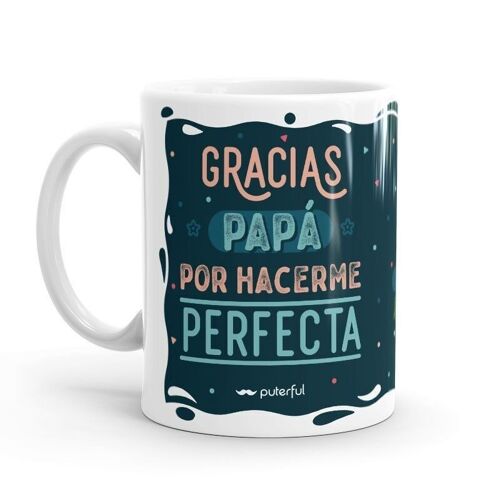 Taza - Gracias papá - Puterful