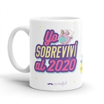 Tasse - Ich habe 2020 überlebt