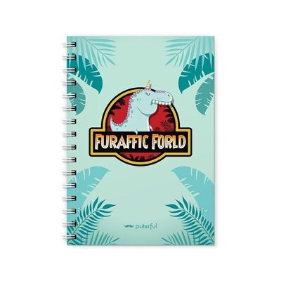 Notebook - FR - Furaffic Forld turquoise