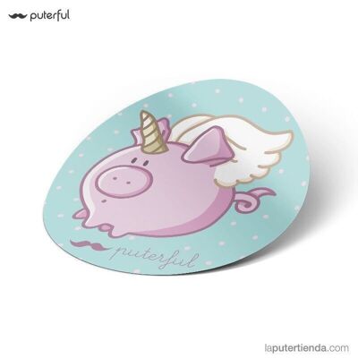 Piggie - Puterful Sticker