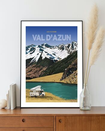 Affiche Val d'Azun Estaing