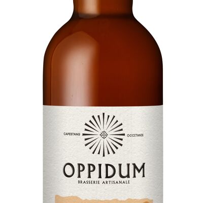 Cerveza Oppidum ámbar 75cl