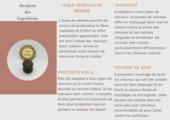 Color'Shamp, Shampoing Solide Naturel, Pour Cheveux Colorés, Méchés, Aux Plantes Ayurvédiques 9