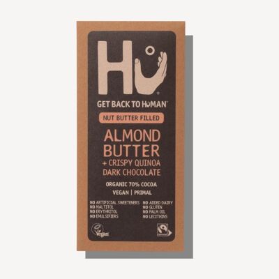 Hu Almond Butter + Crispy Quinoa Dark Chocolate Bar