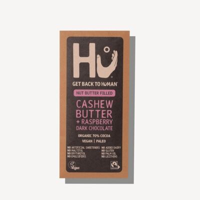 Hu Cashew Butter + Raspberry Dark Chocolate Bar