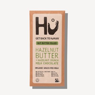 Hu Hazelnut Butter + Hazelnut Crunch Milk Chocolate Bar