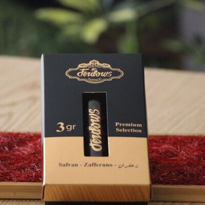 SAFFRON STIGMA CATEGORY 1 NEGUIN - GIFT BOX 3G GLASS BOTTLE