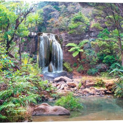 Fotomalerei, Leinwanddruck: Pangea Images, Rainforest Waterfall