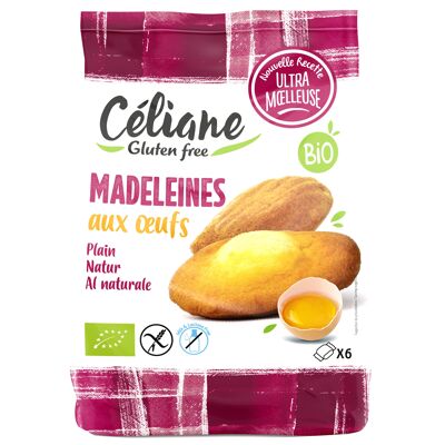 Céliane gluten-free egg madeleines